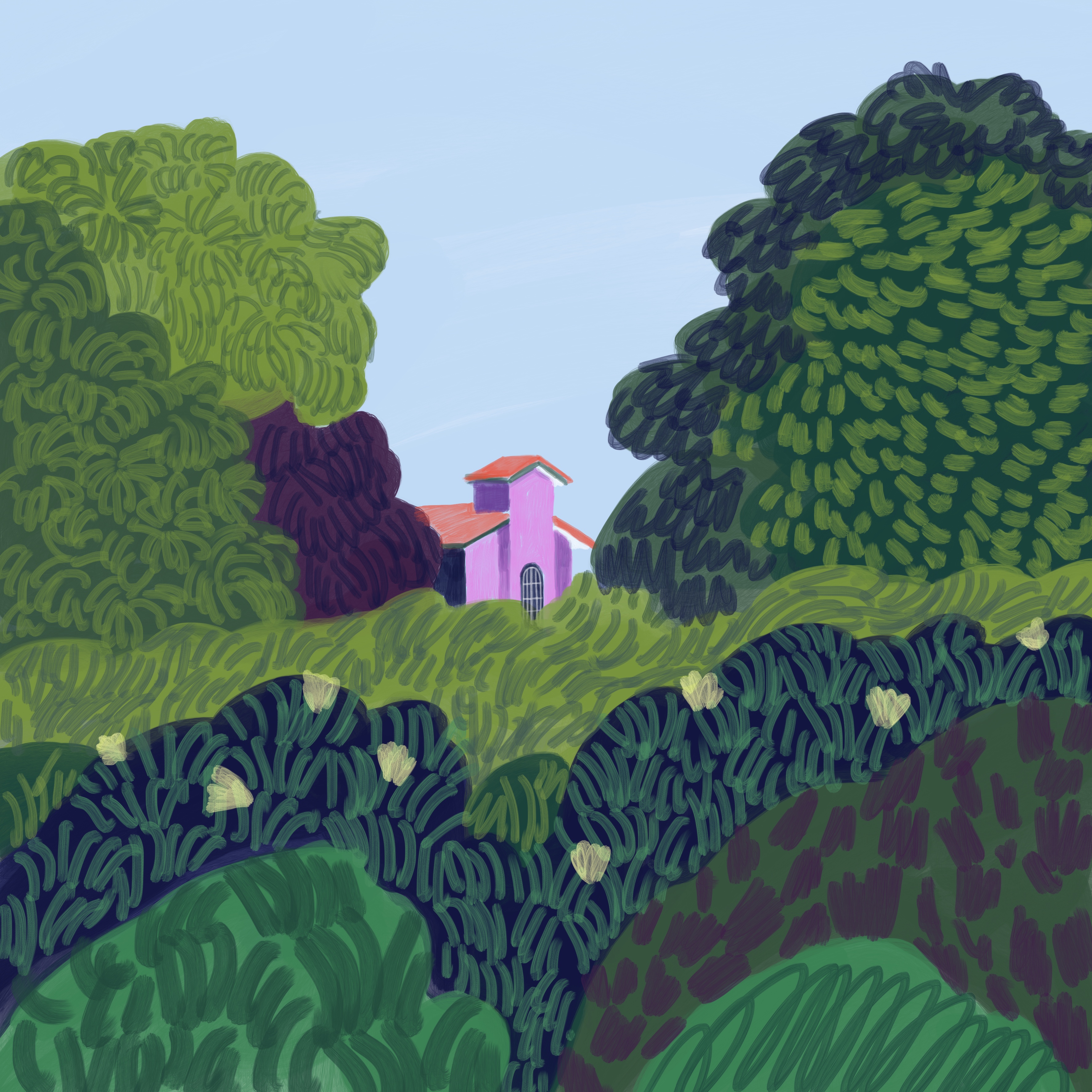 A Home Hidden in Green