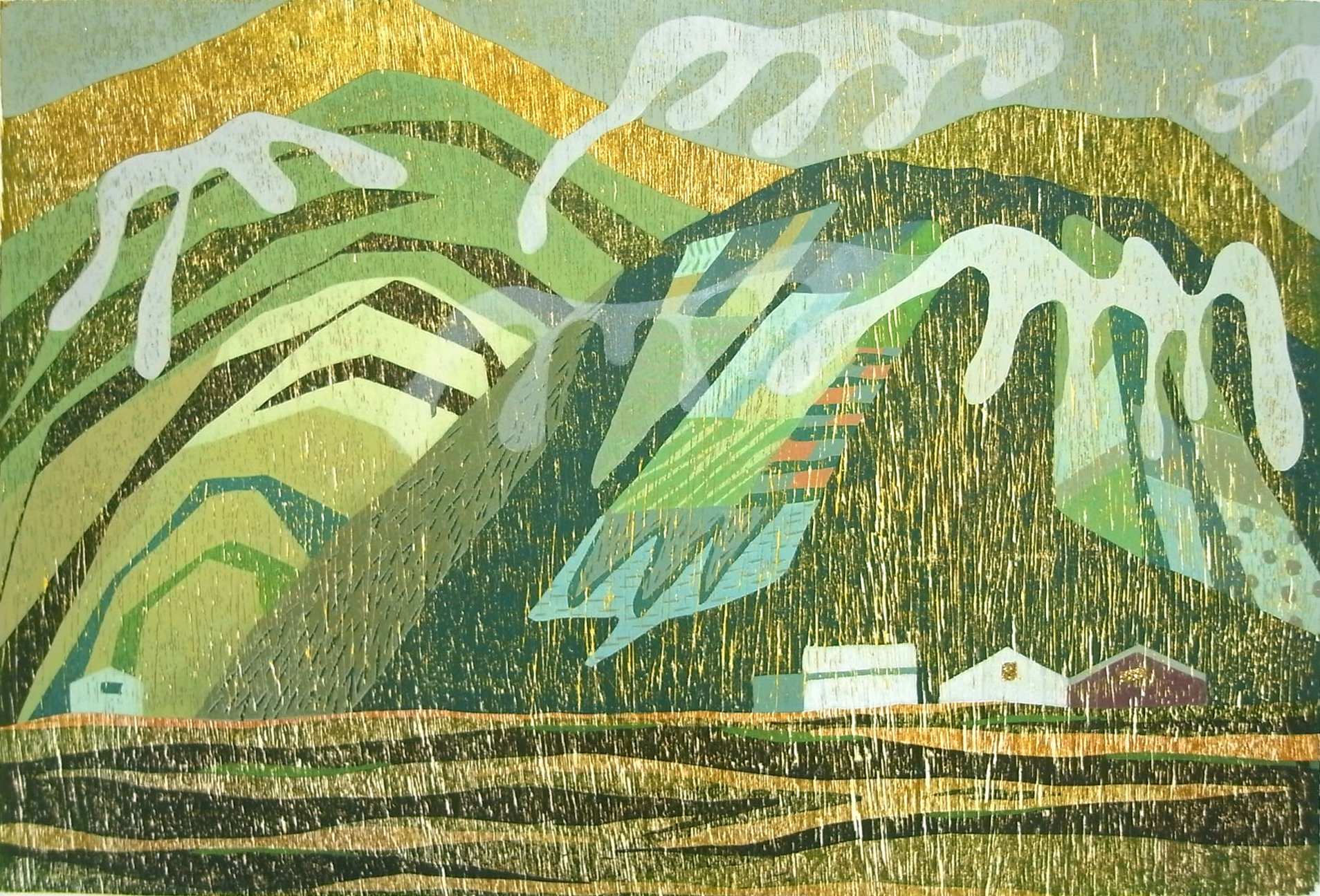 The city trapped in the rain