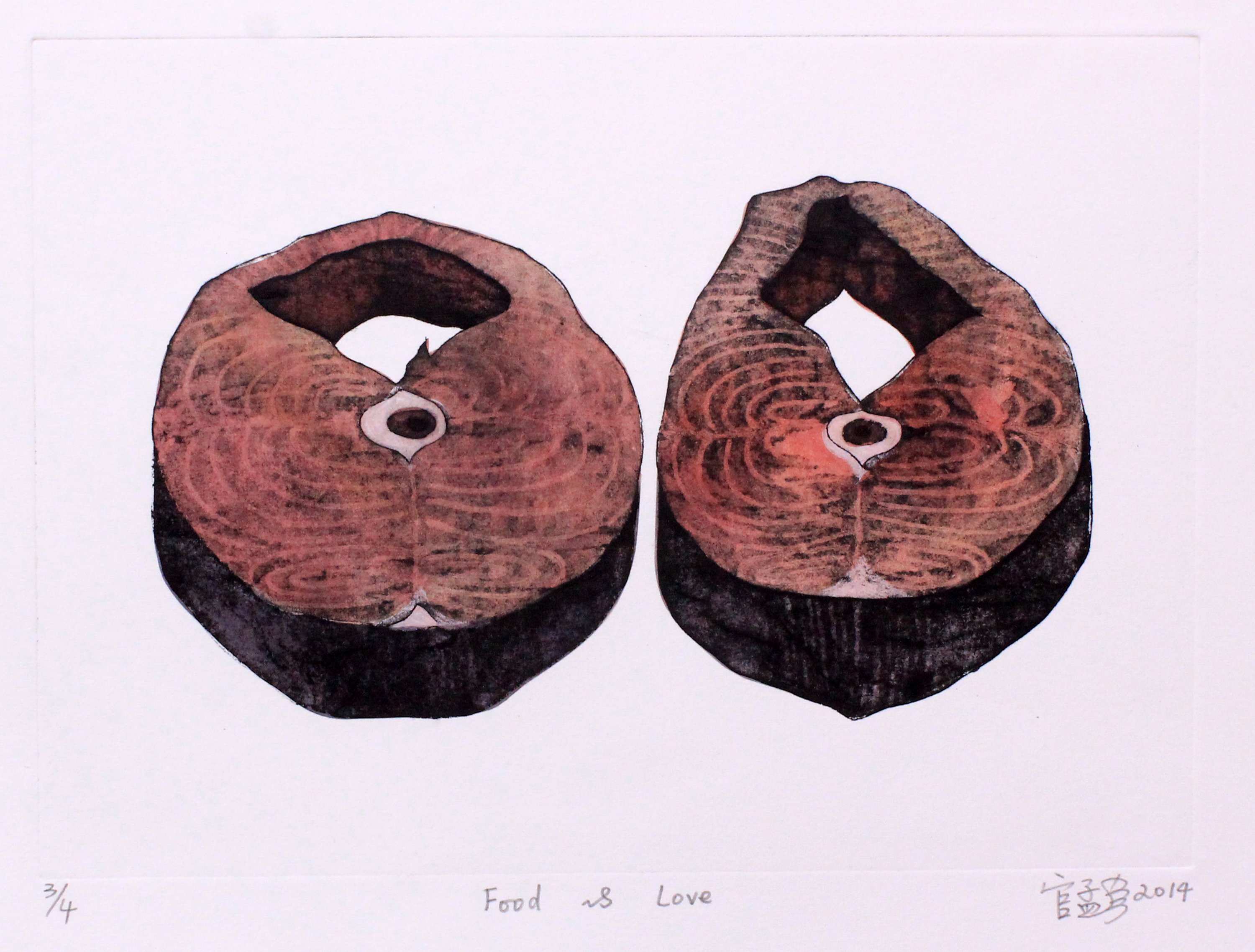 Food & Love-Two fillets of sea fish