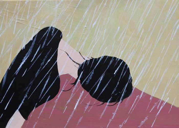 房間下雨