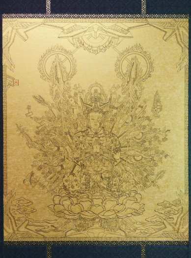 自拍英雄-零式千手梵天型觀自在無上菩薩（60×50cm，第1件）