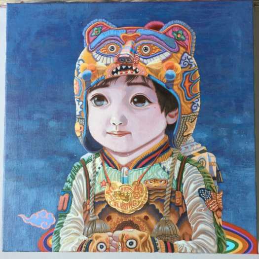 彩紅戰士─藍地黃虎(闇暝)
PAHANA (Peace of pepple)