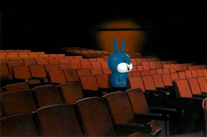 Alone in the theater