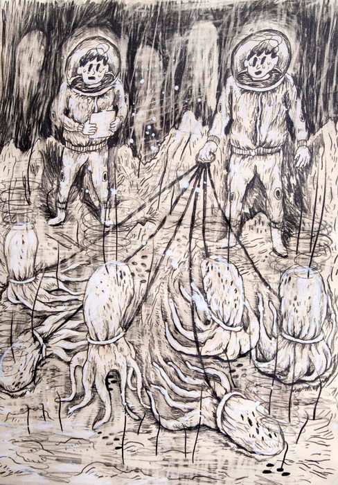 Walking the aliens