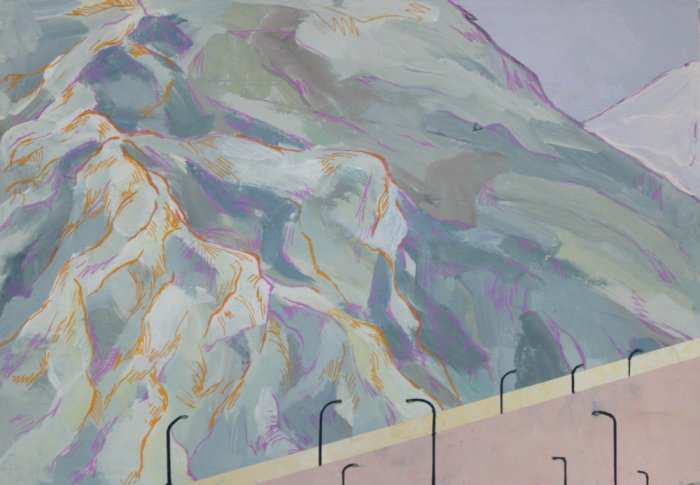 Passing Through/2018（22x27 cm/1件  18.5x27 cm/1件，第2件）