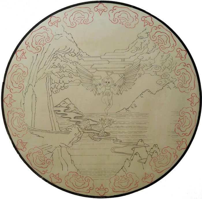 怪山石系列-飛高圖